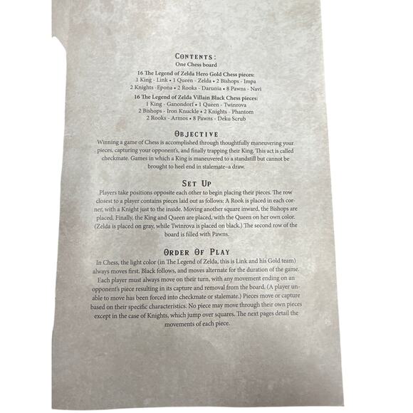 The Legend of Zelda Chess Set Collectible Link Nintendo - Picture 14 of 16